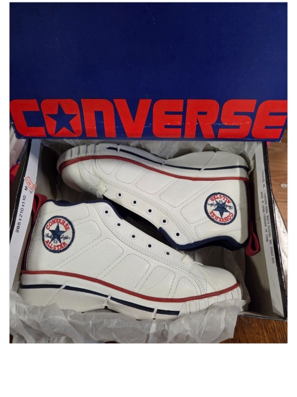 Vintage Old Sch Converse All Star 2000 Mid Leather Style 21704 Converse High Up